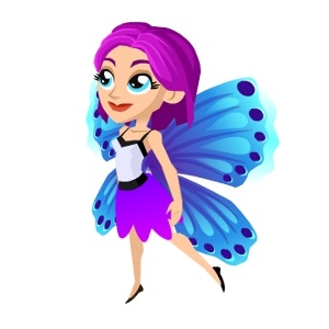 Aqua Butterflywing Pixie